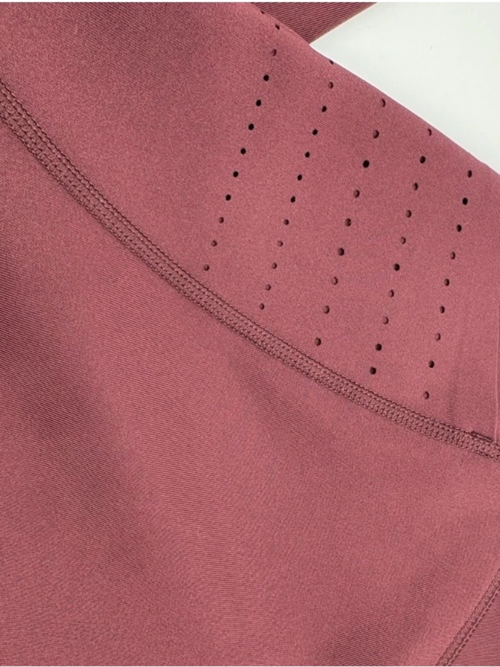 Joylab Women's High Rise Leggings XL Cut Out Details Maroon Inner Pocket - Picture 9 of 11